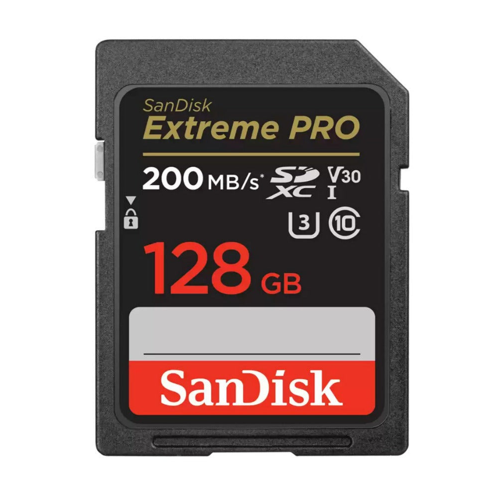 SanDisk 128GB Extreme PRO UHS-I SDXC Memory Card (200 MB/s)