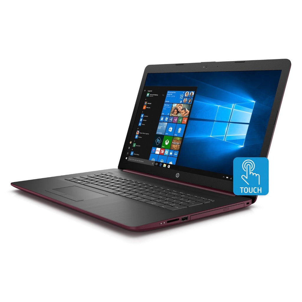HP Laptop, 15.6" HD Touch, Intel Core i5-8250U, 8GB RAM, 1TB HDD, Microsoft 365 Personal 1-Year (Burgundy) (Certified Refurbished)