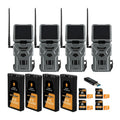 Spypoint FLEX-S DARK Cellular Night Vision Trail Camera (Gray) with Accessories