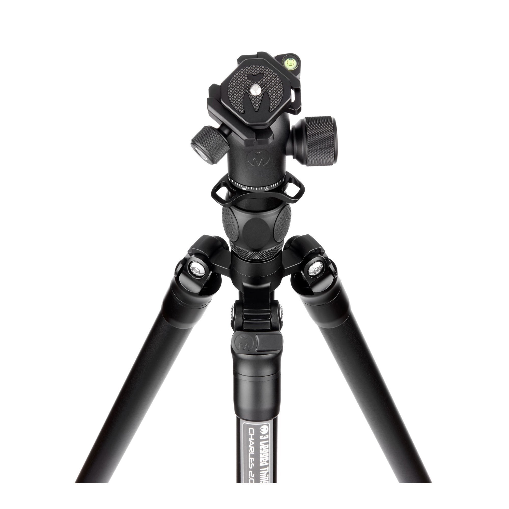 3 Legged Thing Charles 2.0 Aluminium Tripod System & AirHed Pro (Matte Black)