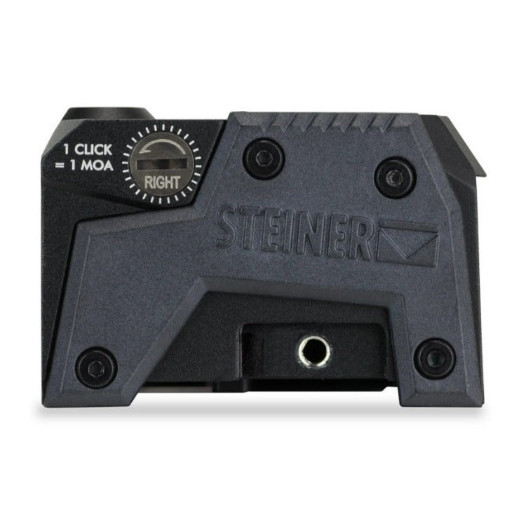 Steiner MPS Pistol Sight Handgun Red Dot Sight Bundle with Cap and Microfiber Lens Cloth
