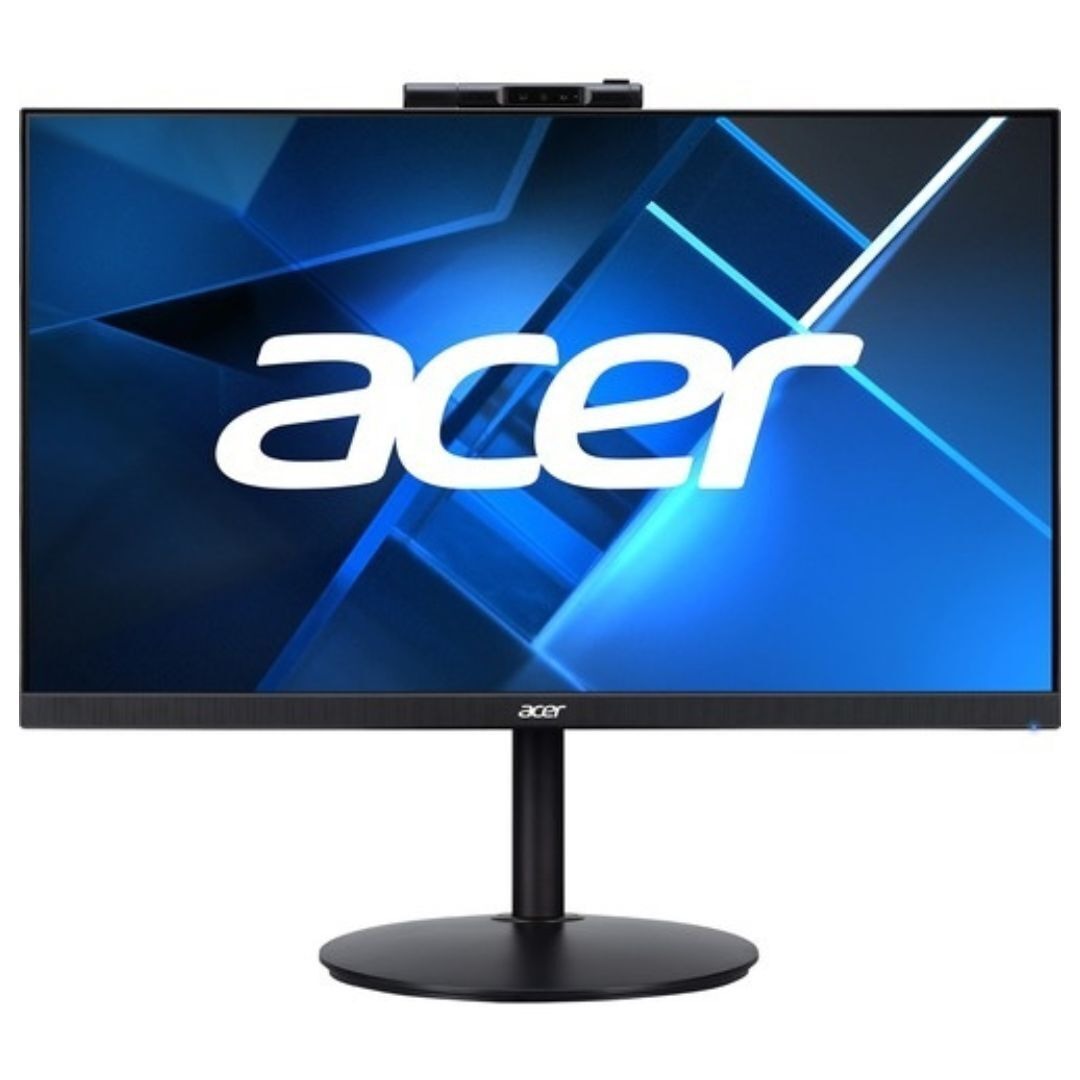 Acer 23.8" FHD Monitor with FHD Webcam, 2W Speakers, HDMI/DP/VGA (Certified Refurbished)
