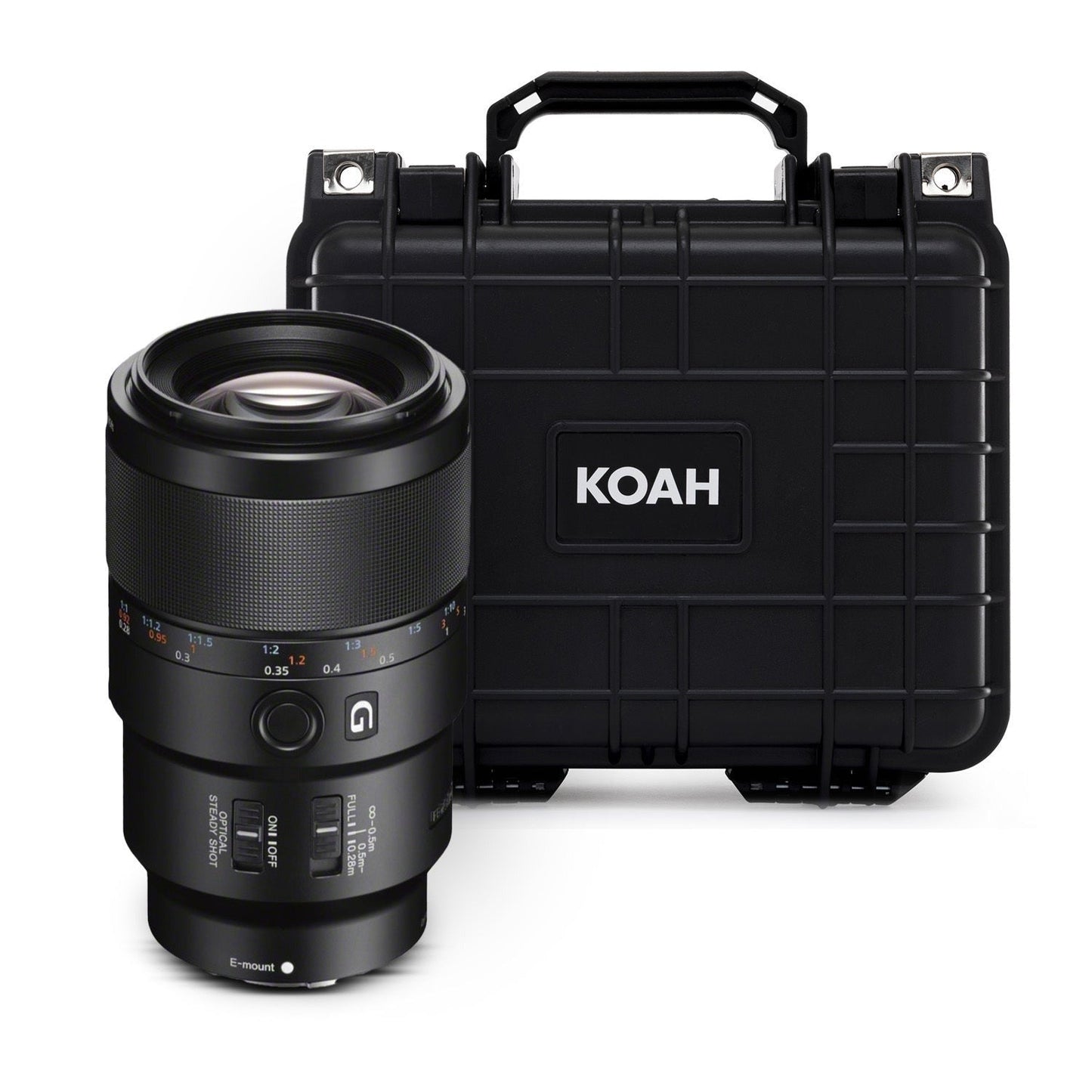 Sony FE 90mm f/2.8 Macro G OSS E-Mount Macro Lens Bundle with Hard Case