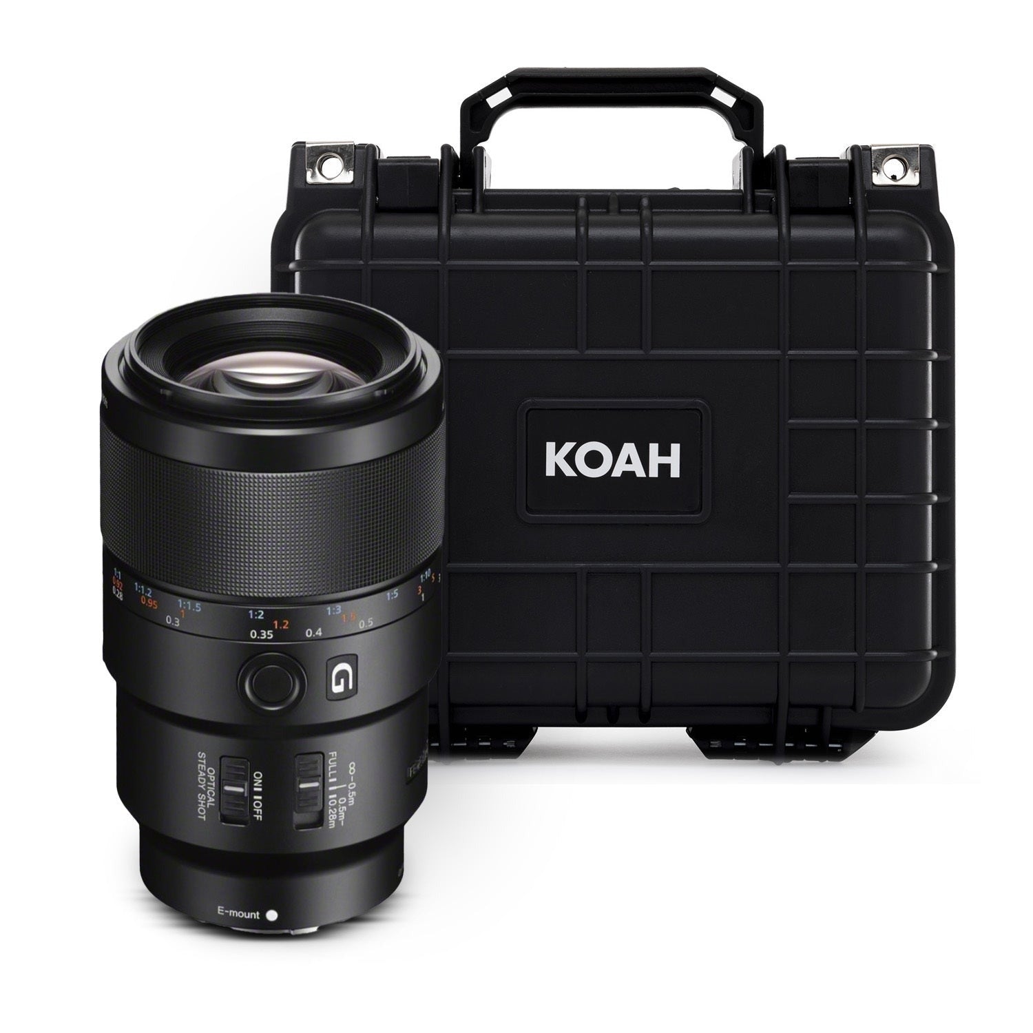 Sony FE 90mm f/2.8 Macro G OSS E-Mount Macro Lens Bundle with Hard Case