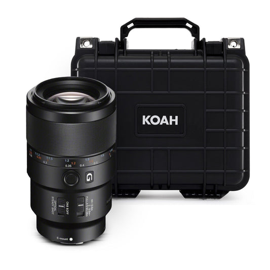 Sony FE 90mm f/2.8 Macro G OSS E-Mount Macro Lens Bundle with Hard Case