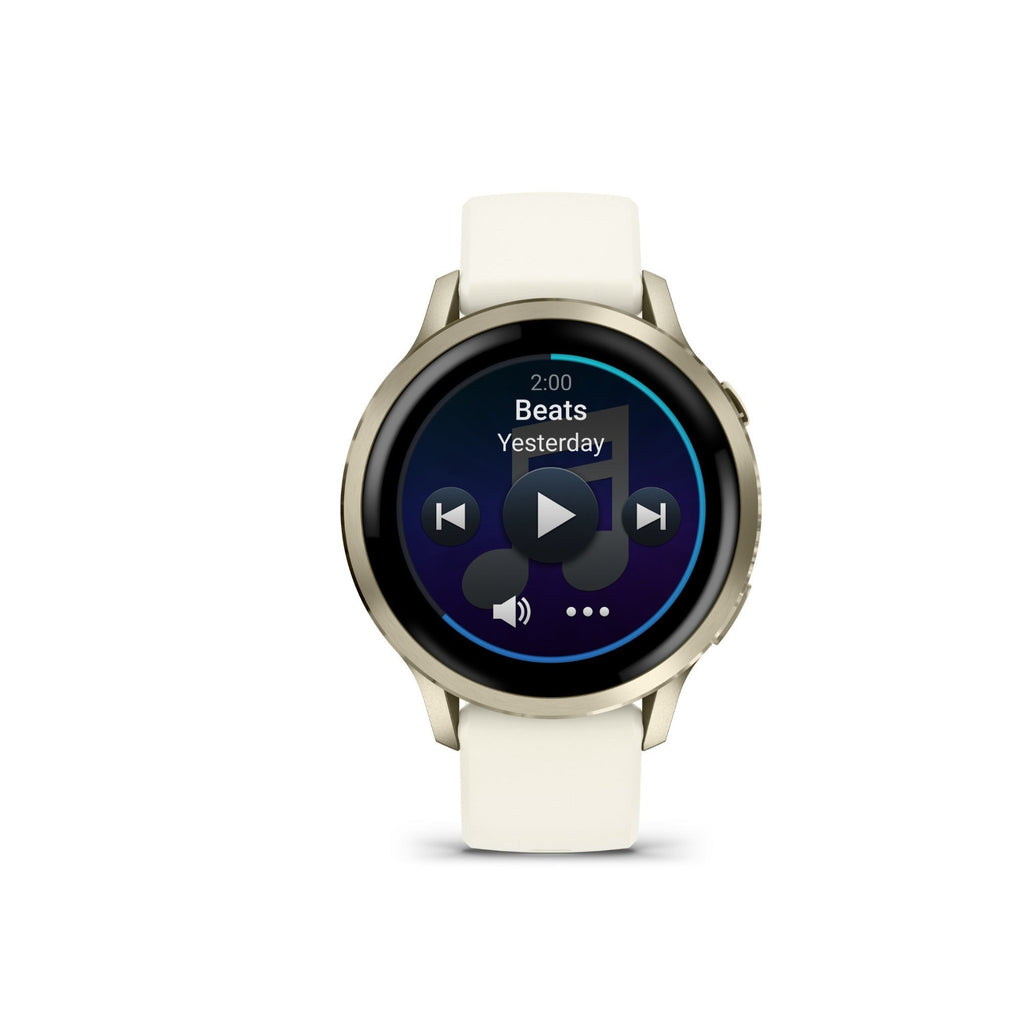 Garmin Venu 4 Smartwatch (Lunar Gold/Bone)