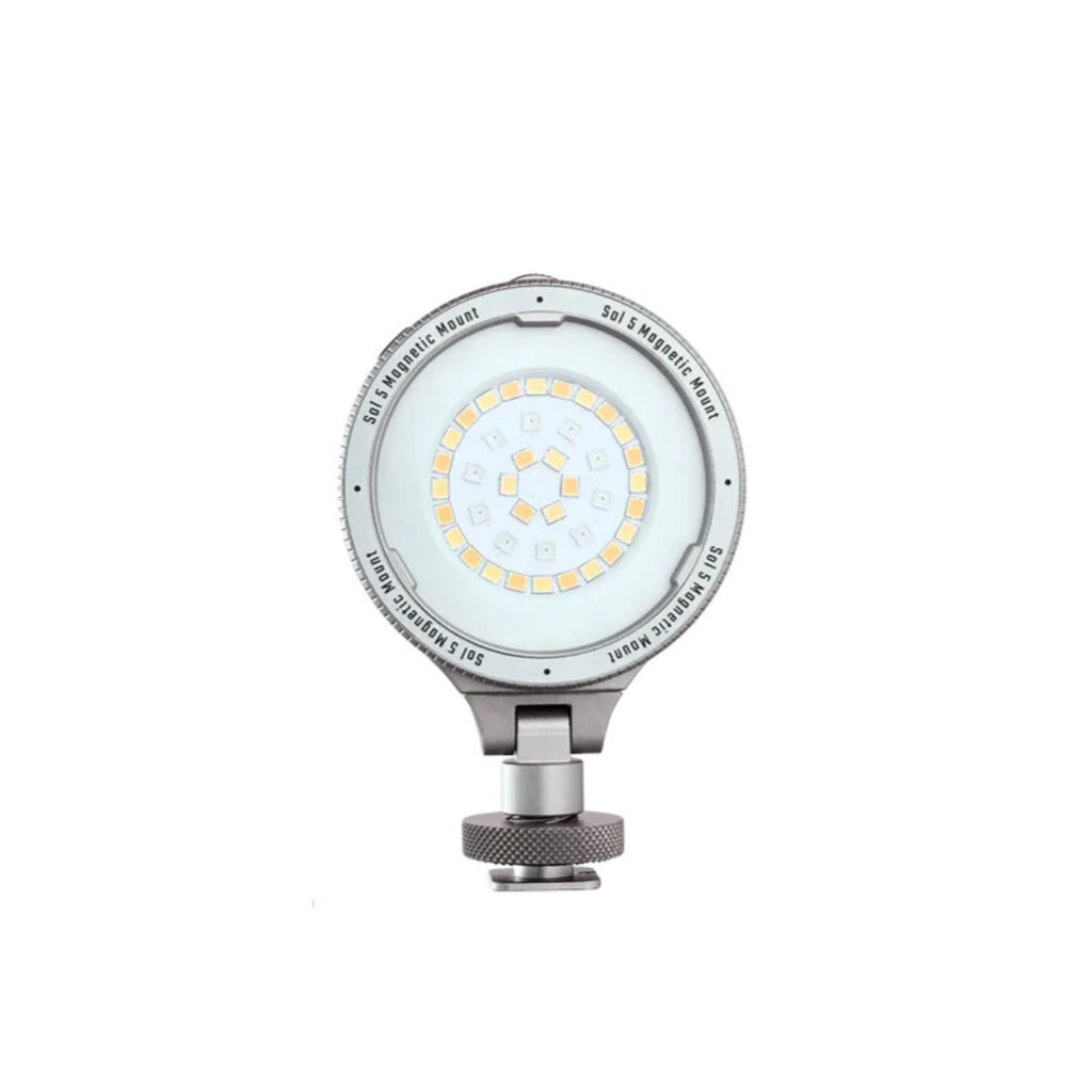 Harlowe Sol 5 Spectra Cold Shoe Adapter RGBCW On Camera Light Kit