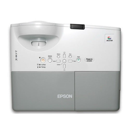 Epson PowerLite 410W Projector, 2000 Lumens, WXGA Widescreen (Certified Refurbished)