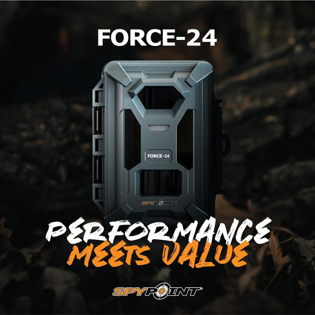 Spypoint Force-24MP Non-Cellular Trail Camera with Accessories (Twin Pack)