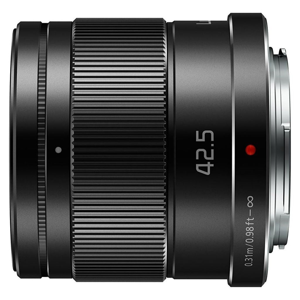 Panasonic LUMIX G 42.5mm f/1.7 ASPH Lens (Black) (Certified Refurbished)
