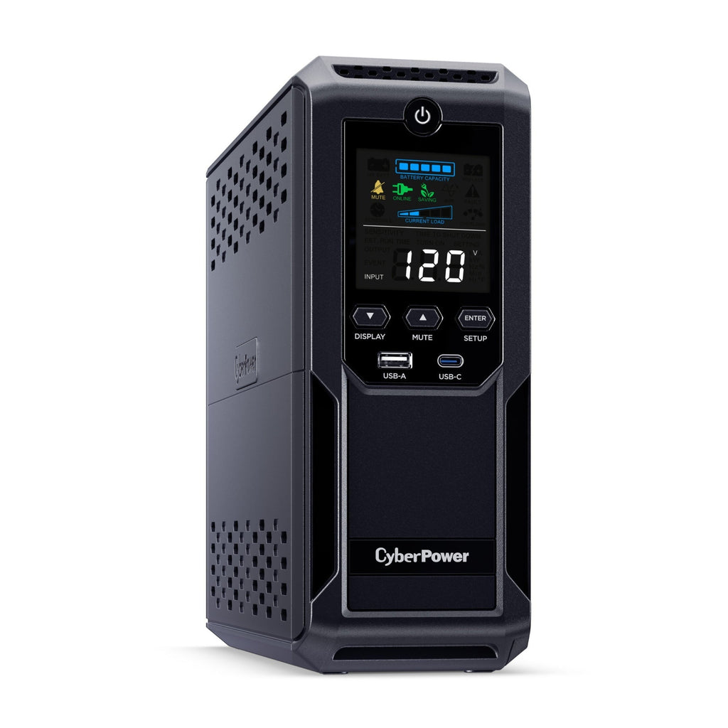 CyberPower CP1500AVRLCD3 Mini Tower UPS Battery Backup and Surge Protector
