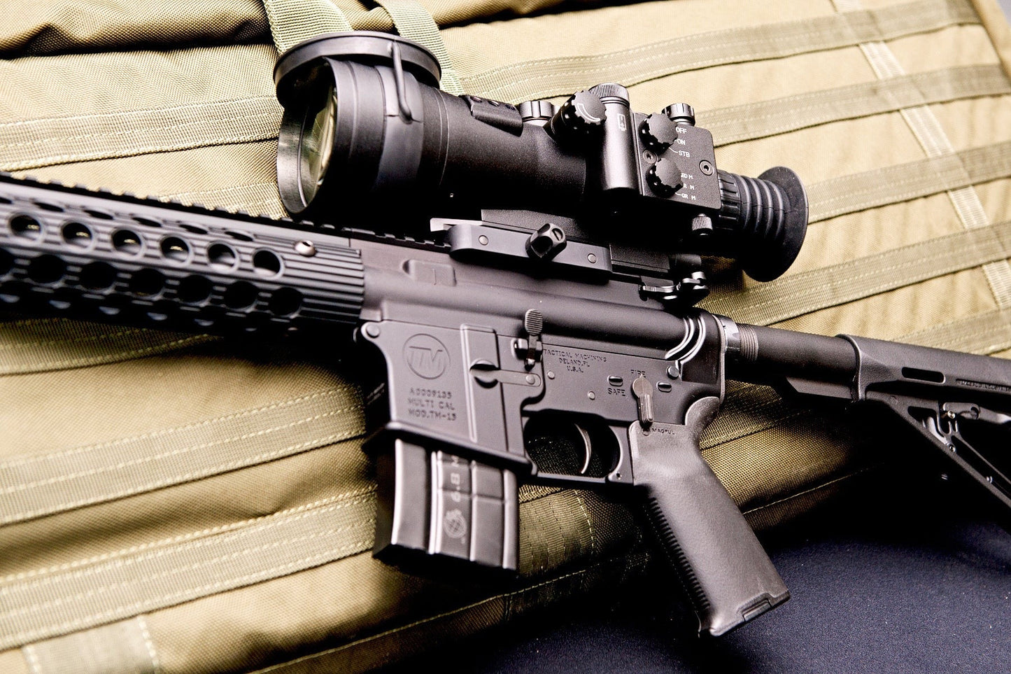 Luna Optics Gen-III Special Purpose Riflescope 4x White Phosphor Mil-Spec Tube