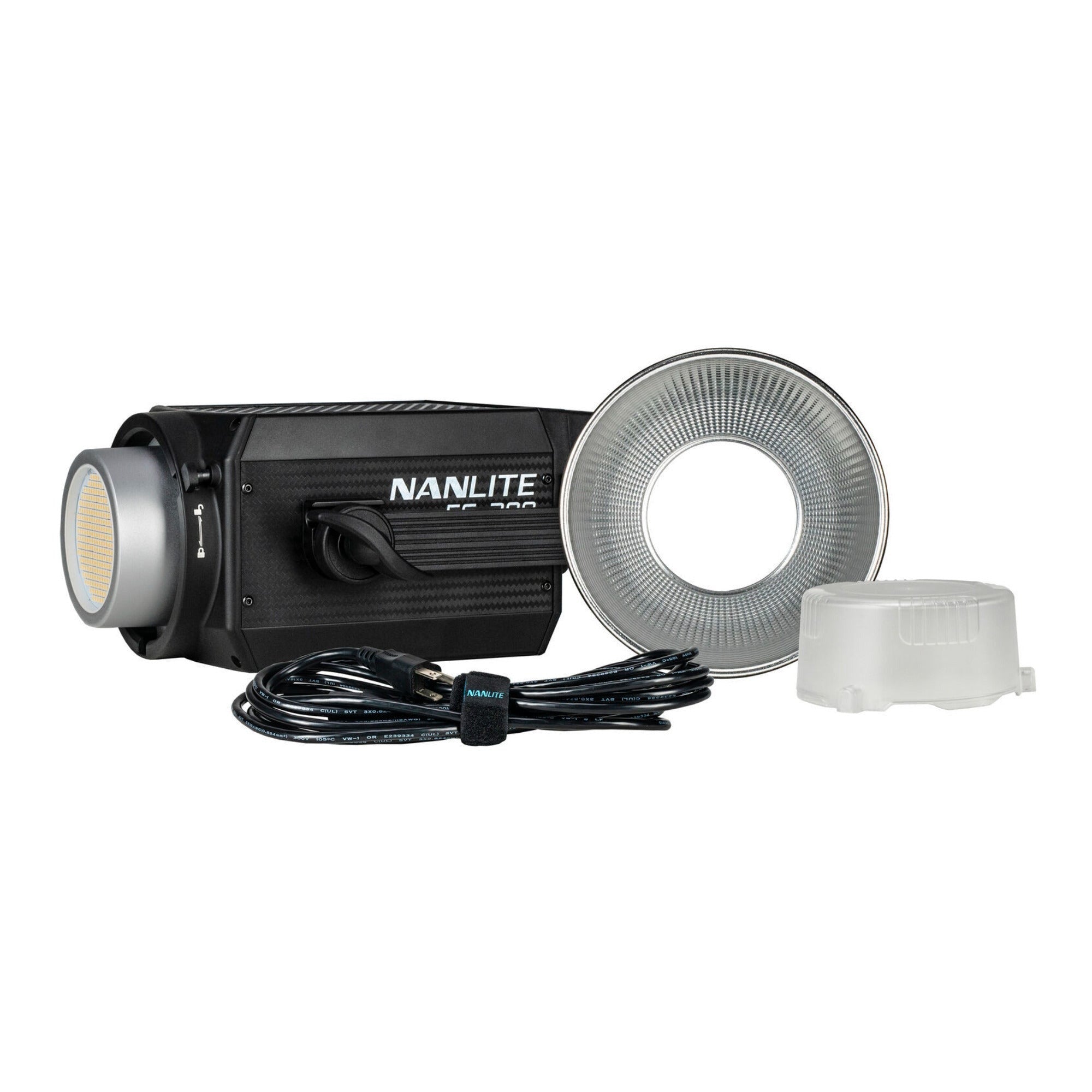 Nanlite FS-200 Daylight LED Monolight with Rapid 90 Parabolic Softbox Bundle
