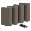 Stealth Cam FieldMax Max-Pak Lithium Battery Cartridge (4-Pack) with Memory Card Reader Bundle