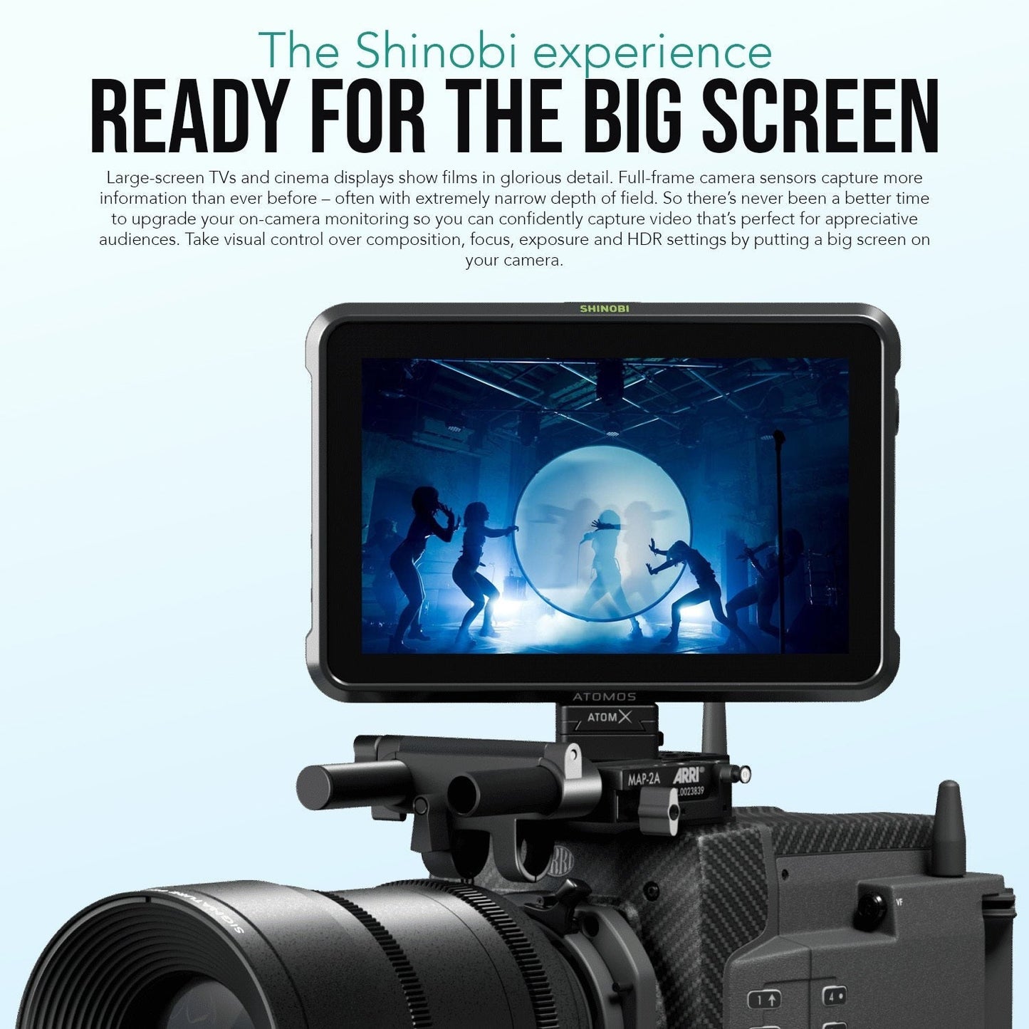 Atomos Shinobi 7-Inch 4K HDMI HDR Photo and Video Monitor Bundle