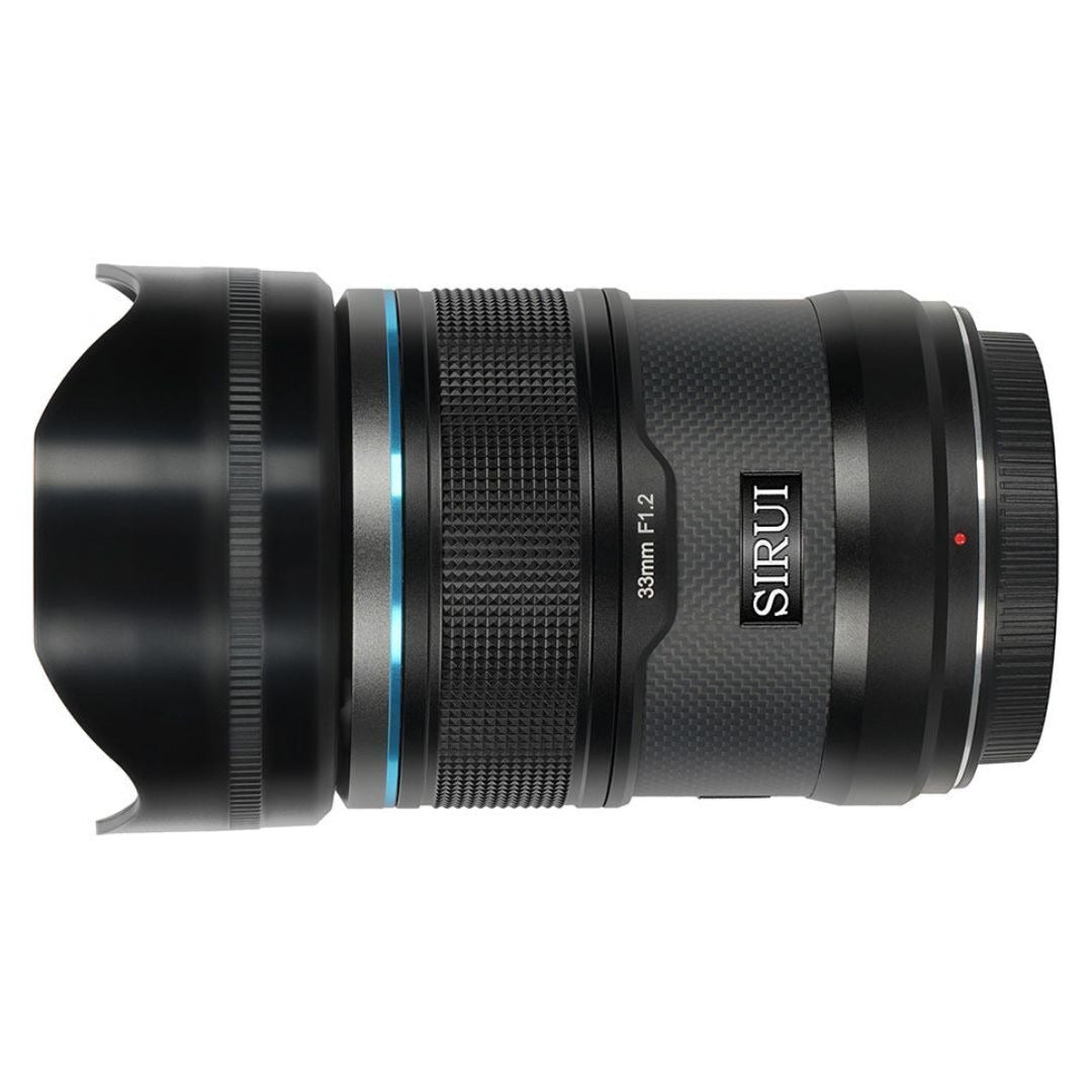 SIRUI Sniper Series 33mm F1.2 APS-C Autofocus Lens (E Mount, Black, Carbon Fiber)