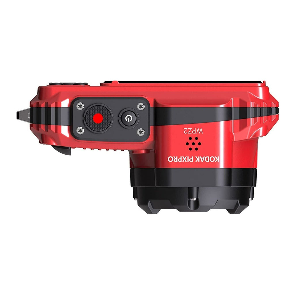 Kodak Pixpro WPZ2 Waterproof Shockproof 16MP 2.7-Inch LCD Camera (Red) Bundle