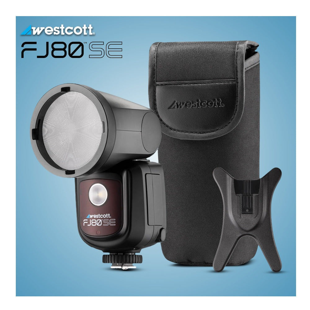 Westcott FJ80-SE M Universal 80Ws Speedlight and FJ80 Pocket Box Pack (Black)