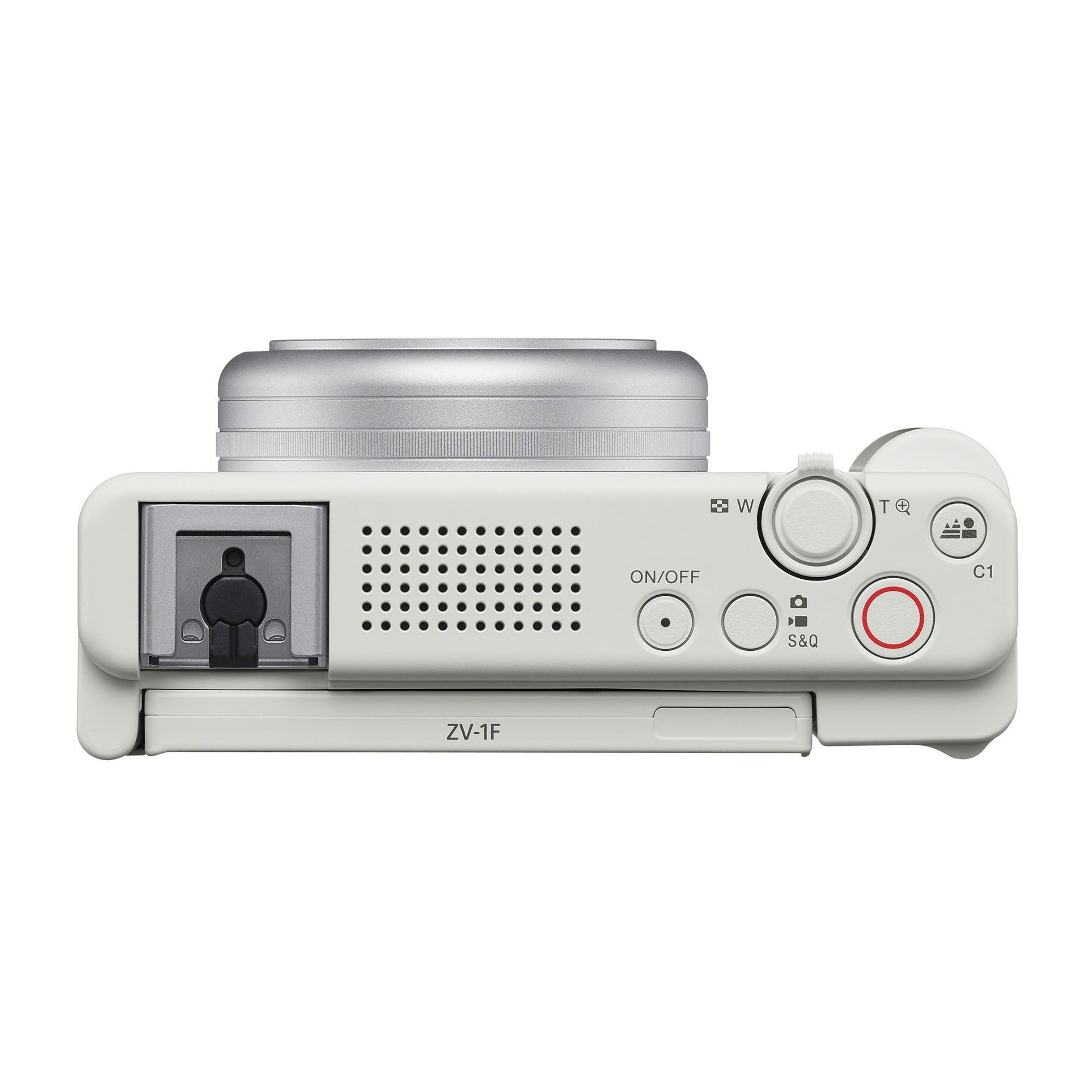 Sony ZV-1F Vlog Camera for Content Creators and Vloggers (White)