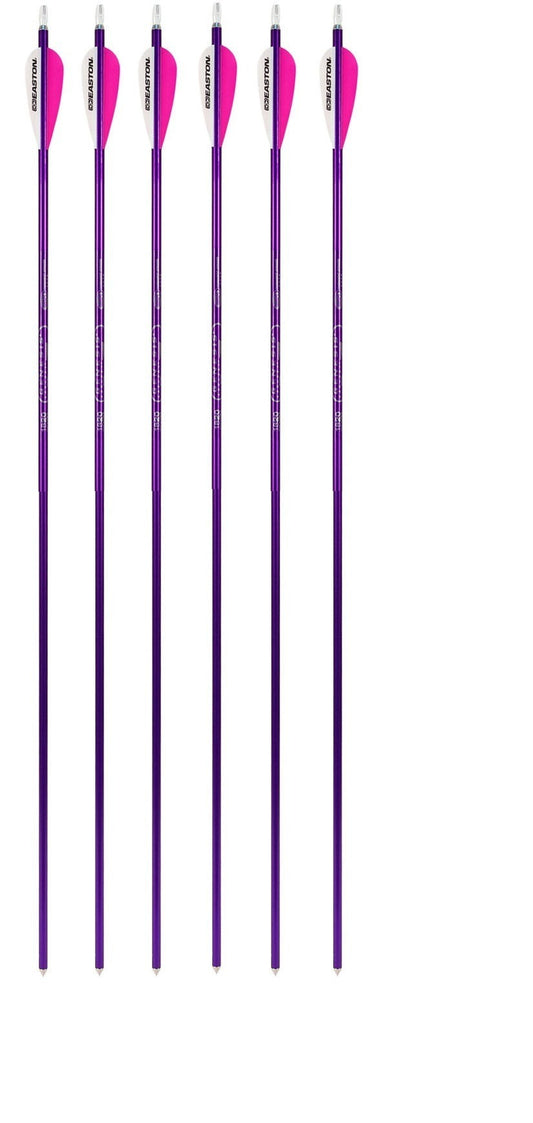 Genesis Archery Easton XX75 30 in NASP Arrows for Genesis Bows (6-pack, Purple)