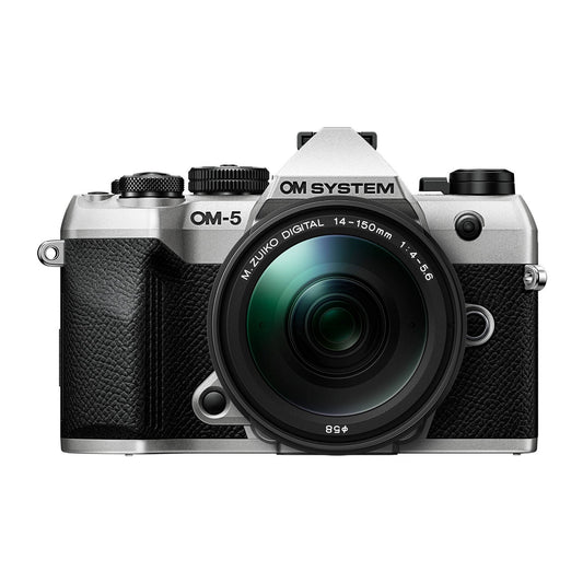 OM SYSTEM OM-5 Mark II Mirrorless Camera with 14-150mm f/4-5.6 II Lens (Silver)