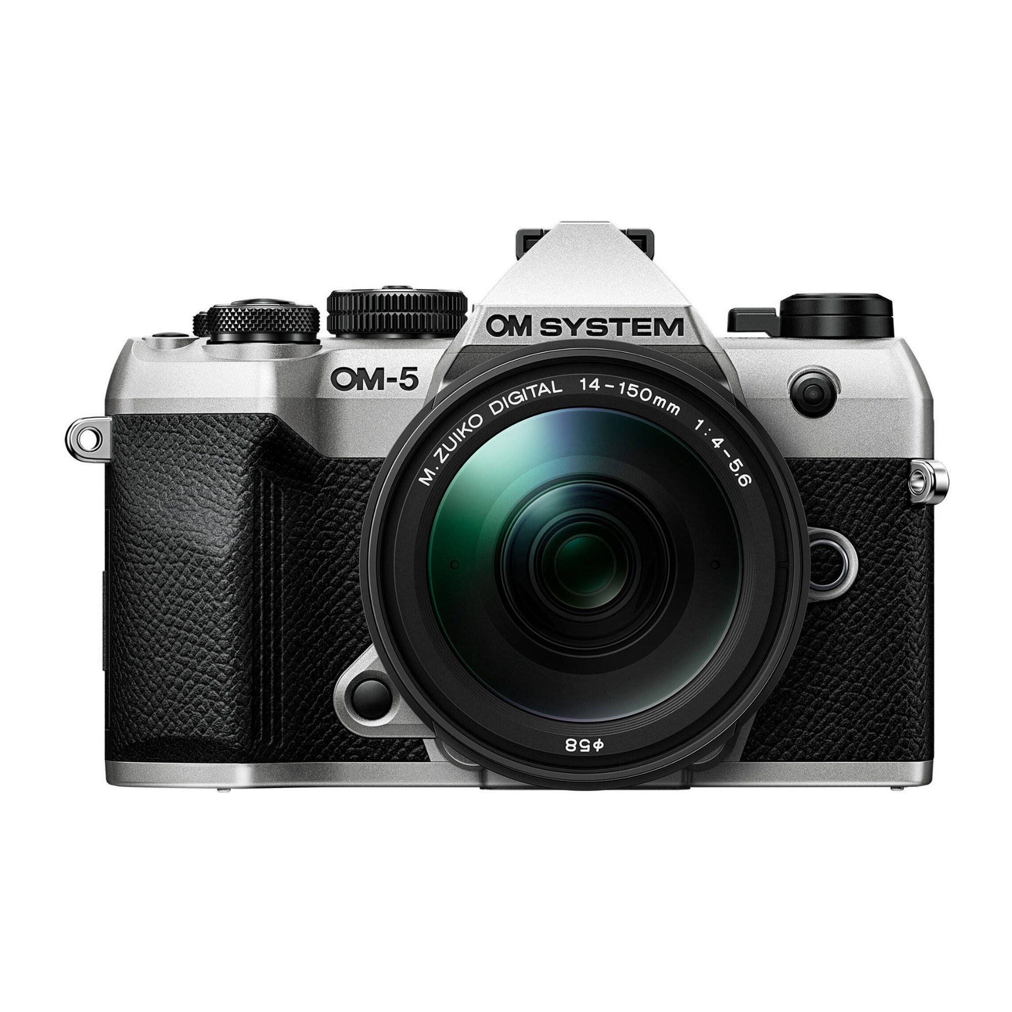 OM SYSTEM OM-5 Mark II Mirrorless Camera with 14-150mm f/4-5.6 II Lens (Silver)