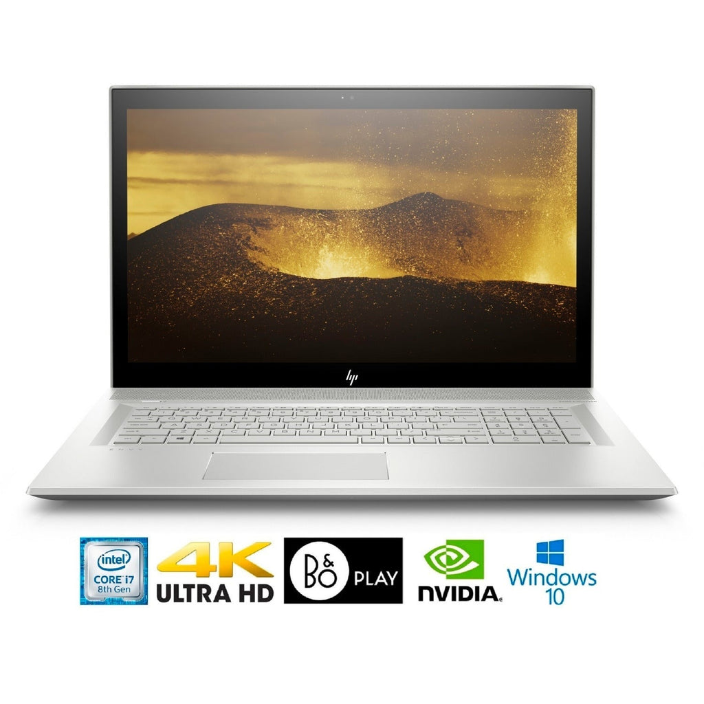 HP Envy 17-BW011 17.3" 4K Laptop, Intel Core i7-8550U, 16GB RAM, NVIDIA GeForce MX150 4GB (Certified Refurbished)