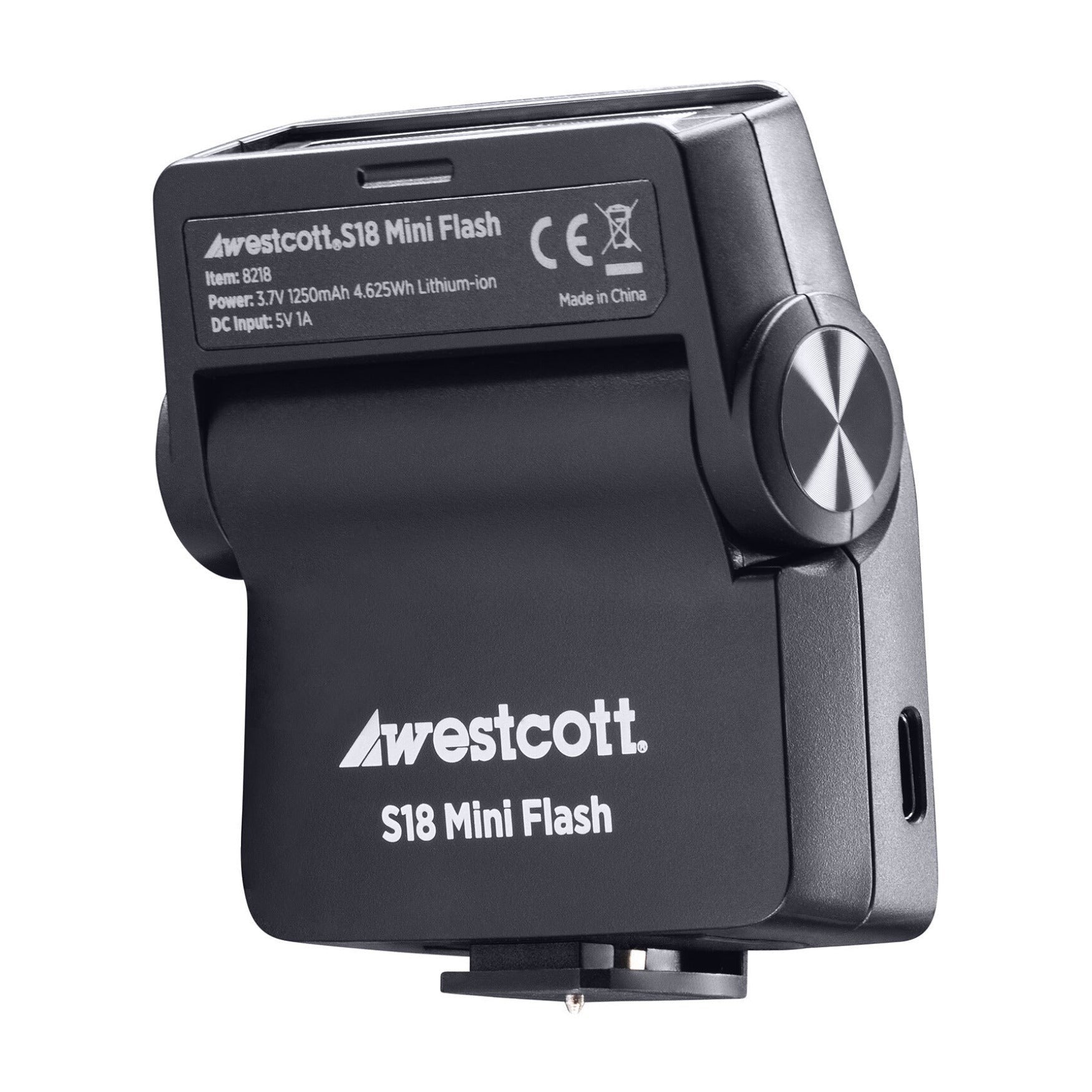 Westcott S18 Mini On-Camera Flash with Universal Hot Shoe Compatibility