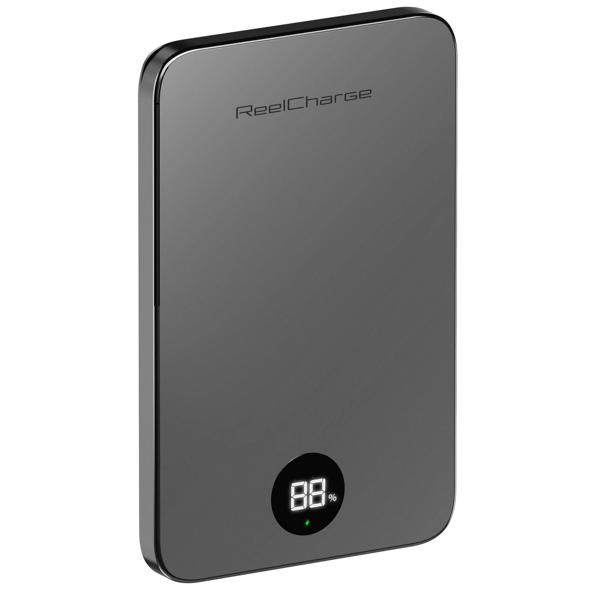 ReelCharge ReelSafe 5,000 mAh Qi2 Power Bank (Gray)