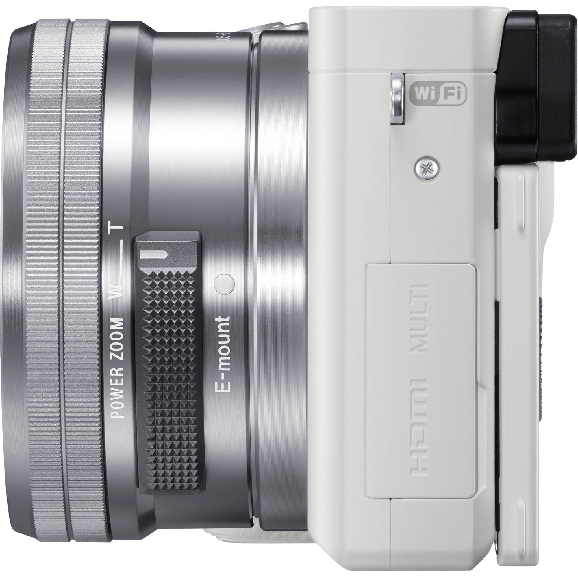 Sony Alpha a6000 24.3MP Mirrorless Digital Camera with 16-50mm Lens (White)