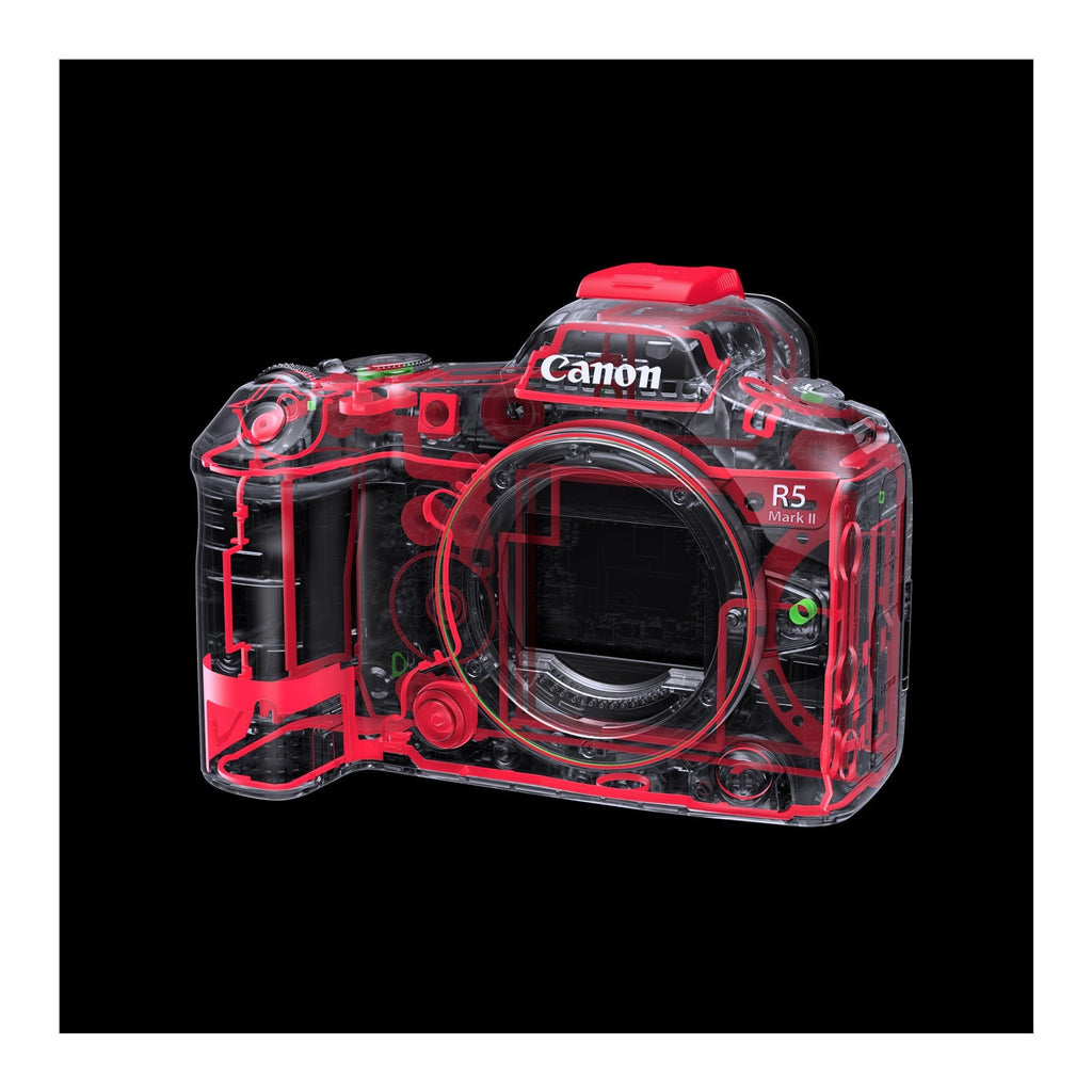 Canon EOS R5 Mark II Digital Mirrorless Camera with Memory Card and Bag Bundle