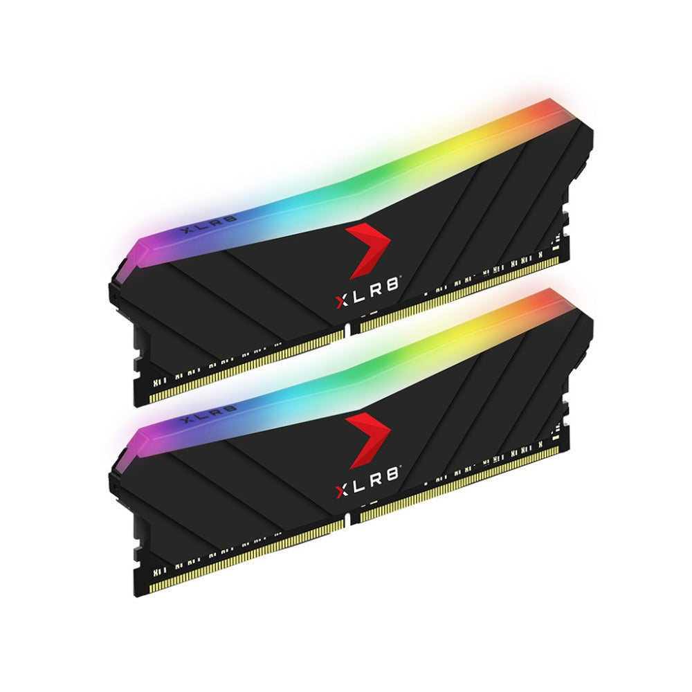 PNY 16GB XLR8 DDR4 3600 MHz RGB Dual Channel Desktop (DIMM) Memory Kit (2 x 8GB)