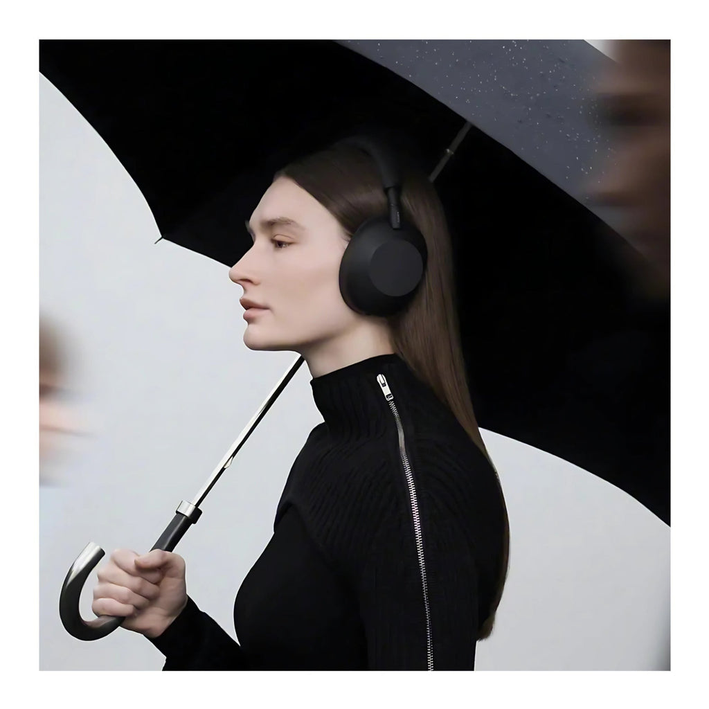 Sony WH-1000XM6 Wireless Noise-Canceling Headphones, QN3 Processor with Accessories Bundle (Black)