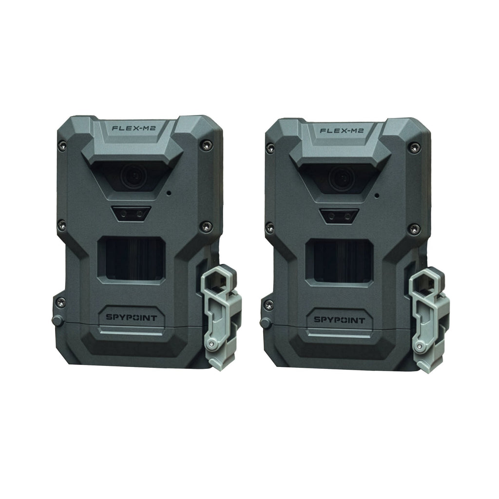 Spypoint FLEX-M2 Trail Camera with 32MP and 90ft Detection Range (2-Pack)