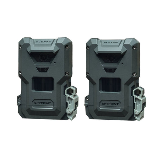 Spypoint FLEX-M2 Trail Camera with 32MP and 90ft Detection Range (2-Pack)