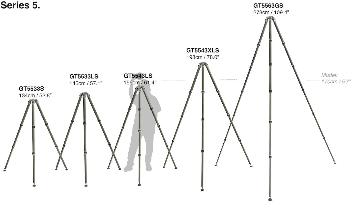 Gitzo Systematic Series 5 Carbon 4 Section Long Tripod