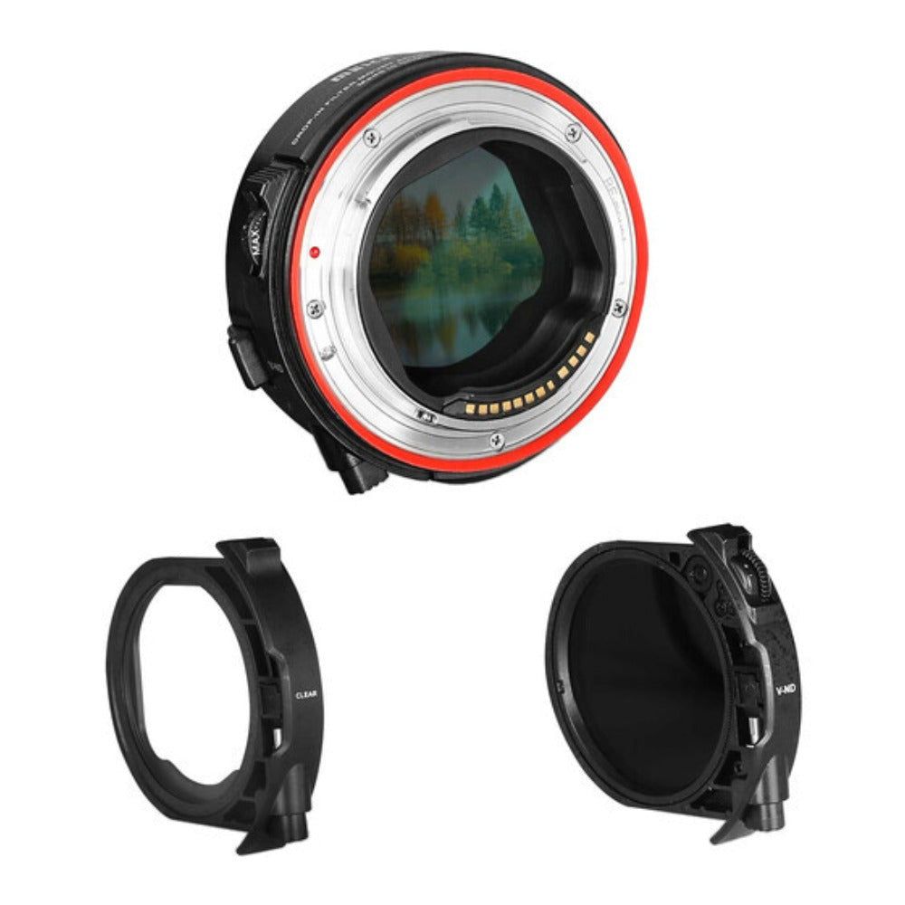 Meike Drop-In Filter Mount Adapter EF to EOS-R with Variable ND Filter