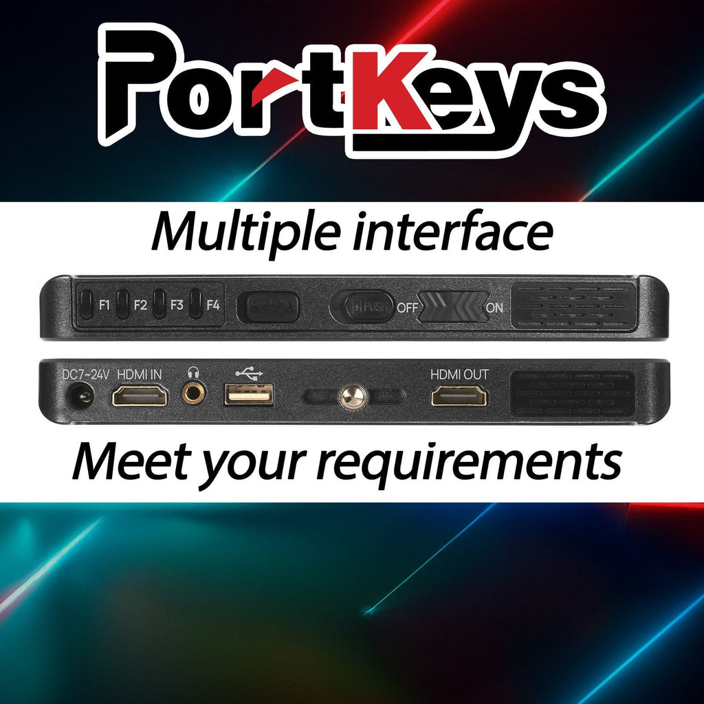 PORTKEYS LH7P 7-Inch High-Bright Touchscreen Monitor Bundle