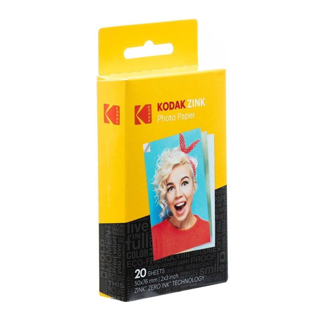 KODAK 2x3 Premium Sticky-Backed ZINK Photo Paper (20 Sheets)