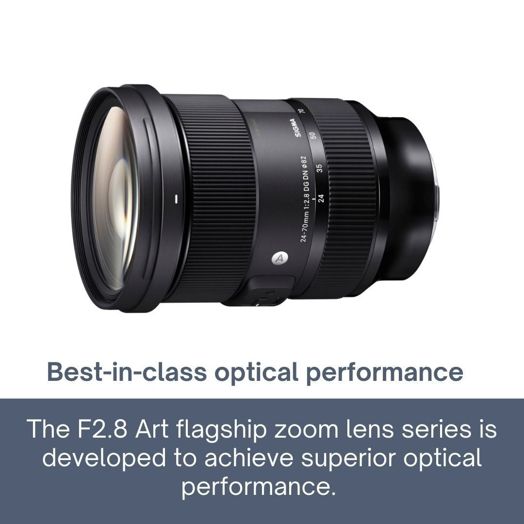 Sigma 24-70mm f/2.8 DG DN Lens for Sony E-Mount with Memory Bundle