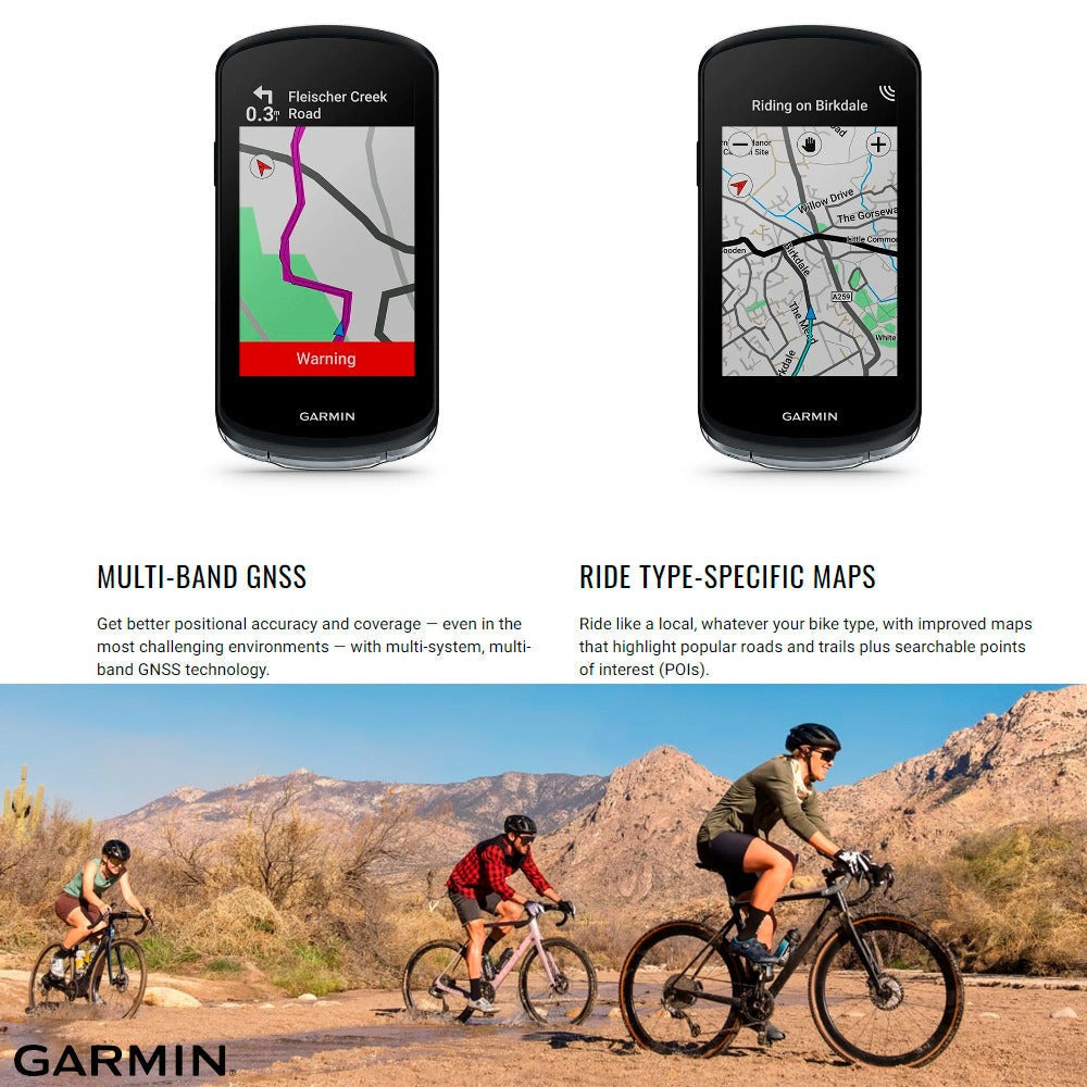 Garmin Edge 1040 GPS Bike Computer with Accurate Environment Reading and Stamina Tracking (Black)