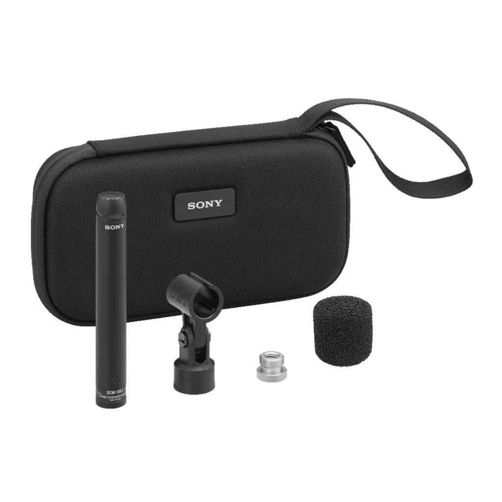 Sony ECM-100U Uni-Directional Electret Condenser Microphone (Black)