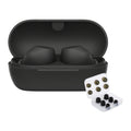 Sony Wireless Noise-Cancelling Earbuds (Black) Bundle with Ear Tips (2 Items)