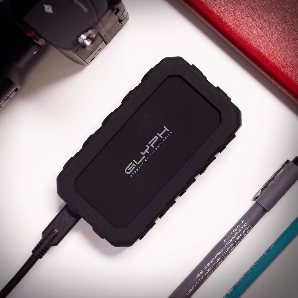 Glyph Atom EX20 High-Intensity 2TB Portable NVMe SSD with USB-C 3.2 Port (Black)