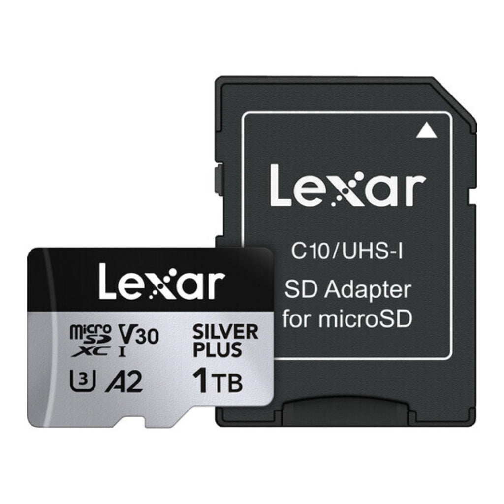 Lexar 1TB Professional SILVER PLUS UHS-I microSDXC Memory Card with SD Adapter