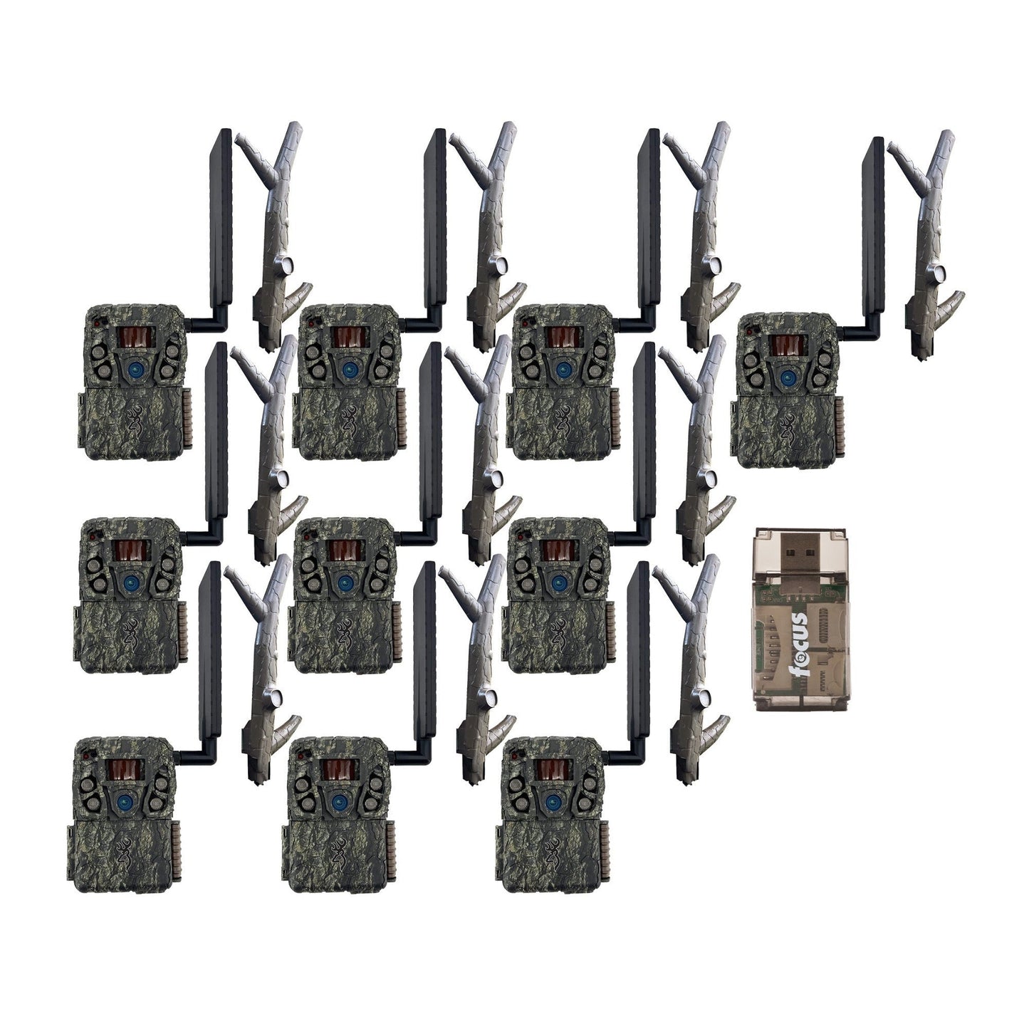 Browning Trail Camera - Defender Wireless Vision Pro HD AI 46MP Bundle