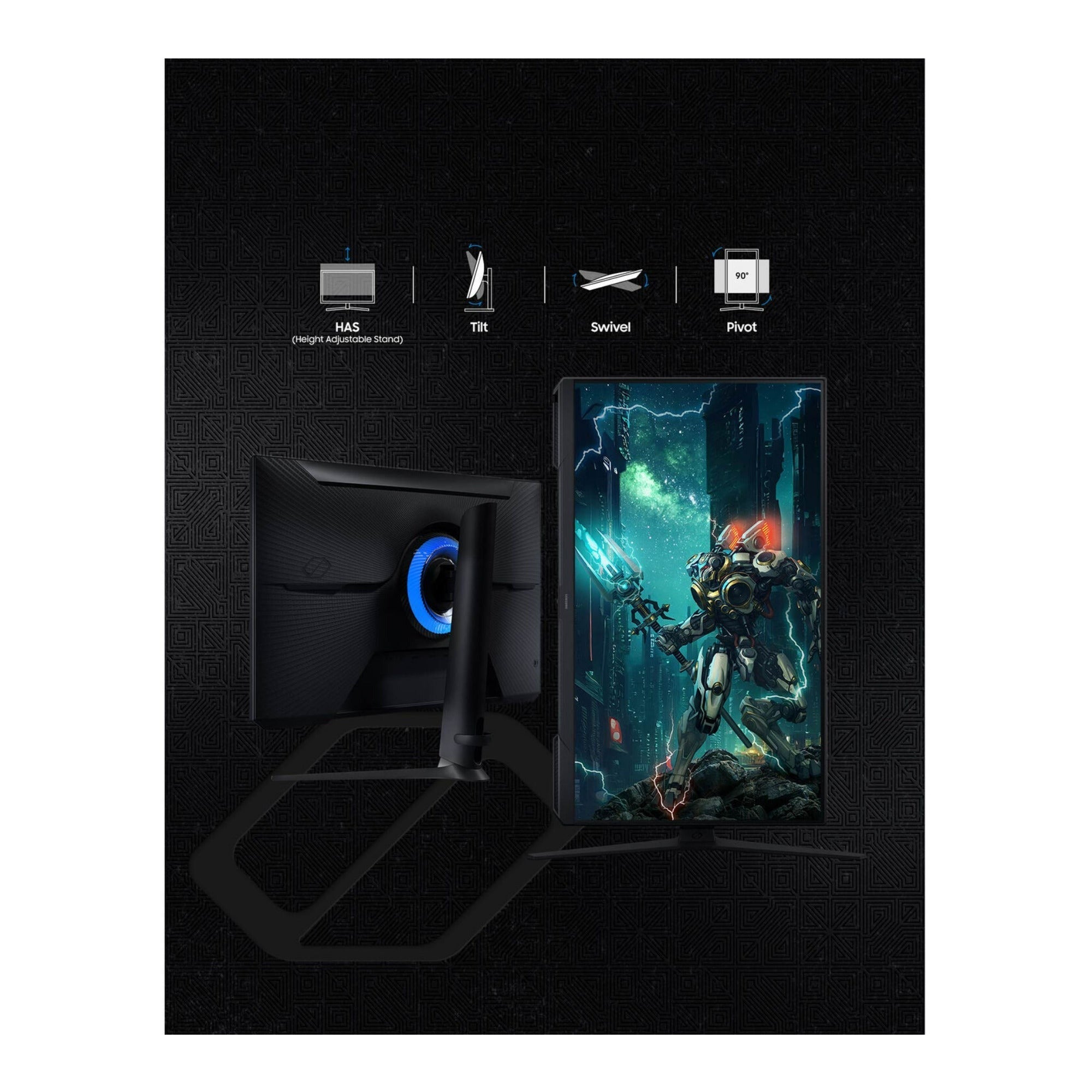 Samsung Odyssey G3 G30D 24-Inch Full HD HDR10 180Hz VA Gaming Monitor (Black)