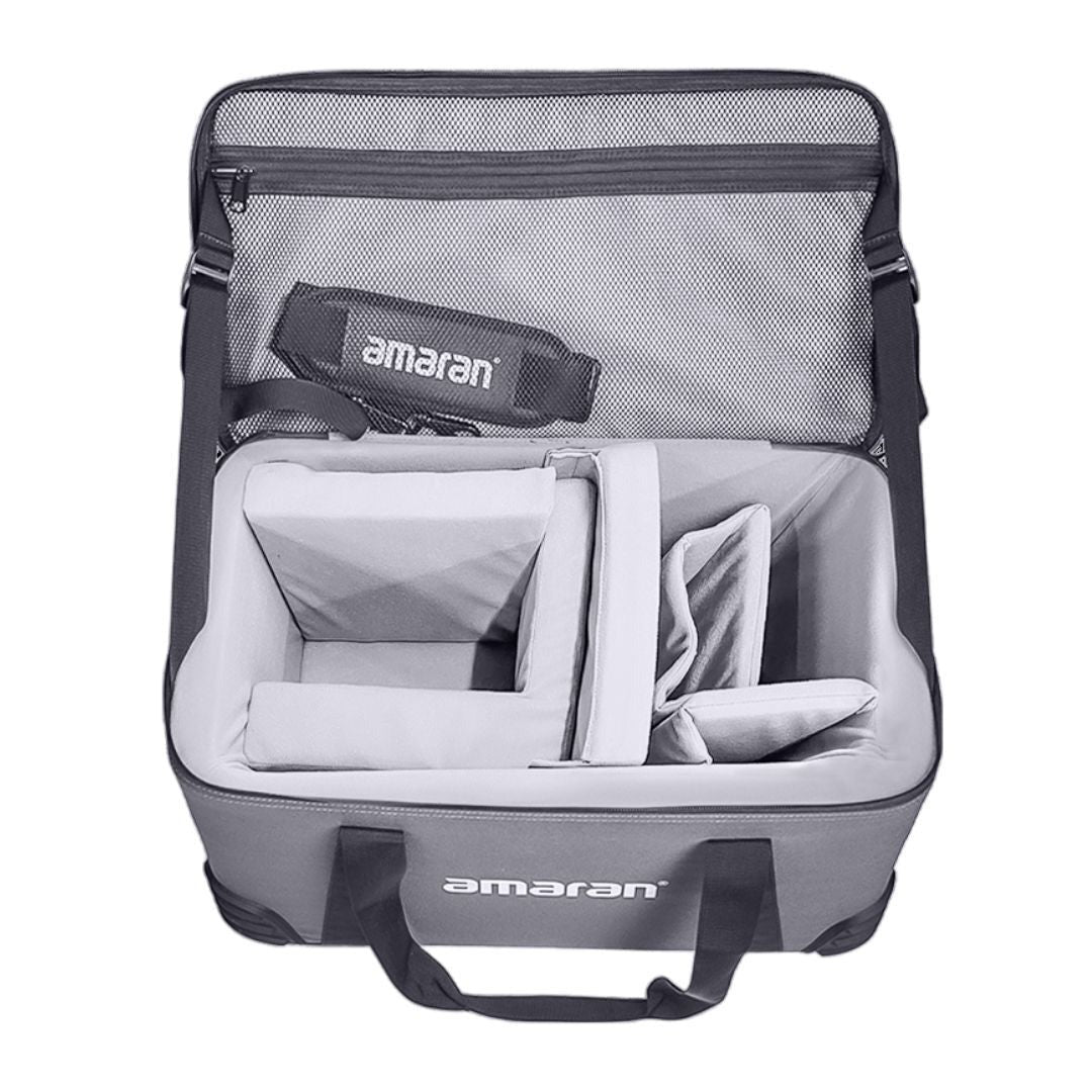 Aputure Fabric Carrying Case with Protective Padding Design for amaran 150c and 300c Fixtures (Gray)