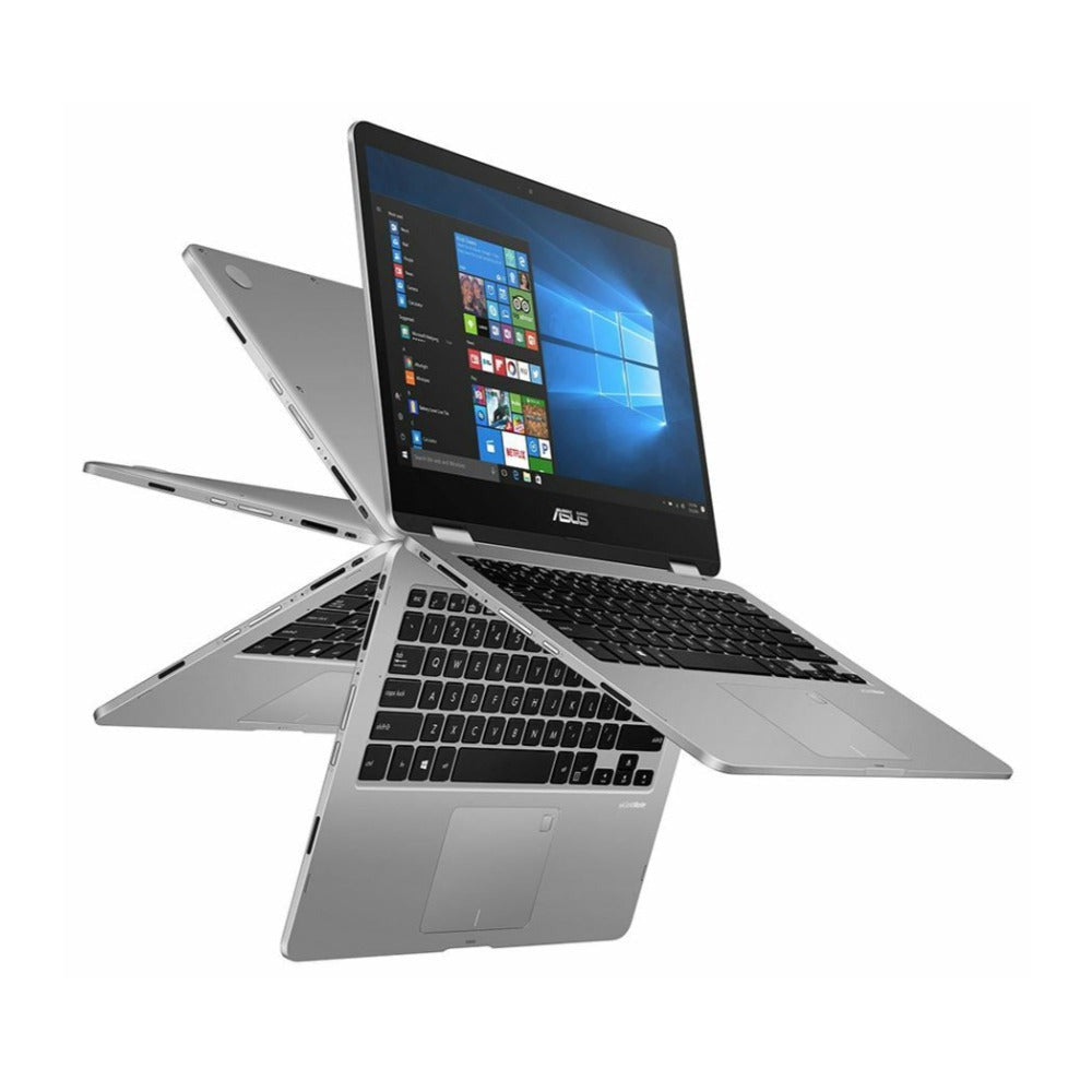 ASUS VivoBook Intel Celeron 4GB 128GB eMMC 14-inch HD Touch LED Win 10S Laptop