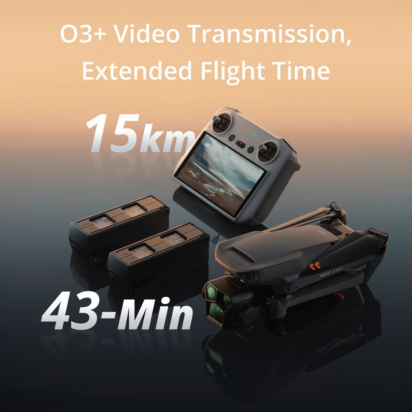 DJI Mavic 3 Pro Quadcopter Camera Drone Fly More Combo with DJI RCP Pro with Hard Case Bundle
